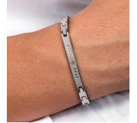 Bracelet MASERATI en Acier Blanc et Diamant