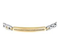Maserati Iconic Tag 18.5 3 Cm Bracelet Doré Homme