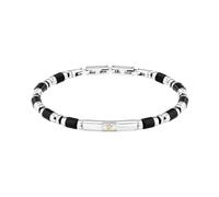 Maserati Bracelet homme en acier, pierres, longueur 22 cm, Collection ICONIC