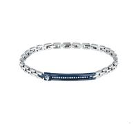 Maserati Iconic Tag 18 3.5 Cm Bracelet Argenté Homme