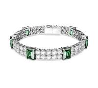 Bracelet Femme 5666163 Green Stones GRE/RHS M - Matrix TB L Argent, Transparent, Rose clair Argent, Vert