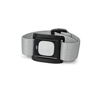 Bracelet médaillon d'alerte connecté Bluetooth - Argent/Noir