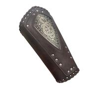 Bracelet médiéval - Fabe en Cuir, Sangle de Poignet réglable | Bracer de Cosplay de Design d'inspiration Vintage adapté aux Hommes et aux Femmes, Accessoire de Costumes d'halloween Confortable,