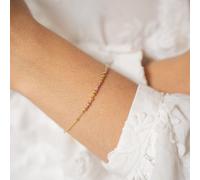 Bracelet message âme sœur - rose