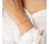 Bracelet message je t'aime - rose