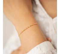 Bracelet message mon cœur - orange