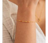 Bracelet message orange - je t'aime