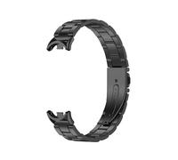 Bracelet Métal Compatible avec Xiaomi Mi Band 8/9/10 - Design à Barre à Ressort - Acier Inoxydable Black