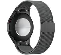 Bracelet métal magnétique premium en acier inoxydable Compatible with Samsung Galaxy Watch FE 7 6 5 4 Band 40 44mm/6 Classic 43 47mm/4 Classic 42 46mm/5 Pro 45mm Band métallique no-gap, Noir