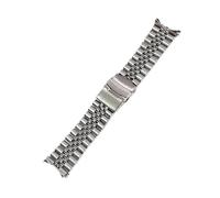 Bracelet métallique en acier de plongée de 22mm, adapté à for Casio Duro Mdv107-1A MDV106-1A Marlin, Bracelet de montre, pièces de rechange(Silver-Small)