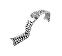 Bracelet Métallique En Acier De Plongée De 22mm, Adapté For Casio/Duro Mdv107-1A MDV106-1A, Bracelet De Montre, Pièces De Rechange, 3 Styles(5 silver)
