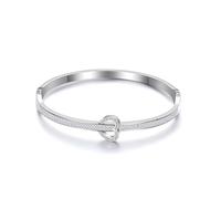 Bracelet MGJ™ Love Forever pour femme avec cristaux Swarovski | Bijou hypoallergénique | Disponible en argent et or rose