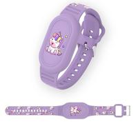 Bracelet Mignon pour Galaxy SmartTag 2, Support de Bracelet en Silicone de Dessin Animé Compatible avec Samsung Smart Tag 2 Étui Étanche pour Enfants et Personnes Âgées (Cheval)