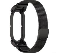 Bracelet milanais en acier inoxydable pour Fitbit Sense (Noir)