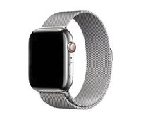 Bracelet Milanais Magnétique Traction pour Apple Watch 8 41mm Argent