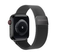 Bracelet Milanais Magnétique Traction pour Apple Watch 8-9 45mm Noir