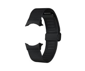 Bracelet Milanese Metal Loop pour G Watch Series 4/4 Classic/5/5 Pro/6/6 Classic Noir Samsung
