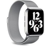 Bracelet Milanese pour Apple Watch Taille Unique 42 à 45mm Argent Puro