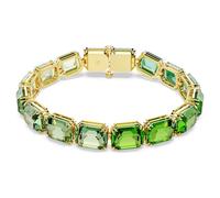Bracelet Millenia, Taille octogonale, Dégradé de couleur, Vert, Placage de ton or OS