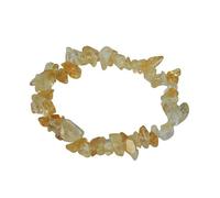 Bracelet - MINERAL - Citrine - Jaune - Adulte - Synthétique - Mixte