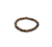 Bracelet - Mineral Import - Oeil de Tigre - Boule 6mm - Jaune - 16 cm