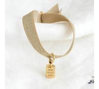 Bracelet Mon Petit Poids en plaqué or jaune (personnalisable)