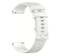 bracelet montre connectée blanc compatible Garmin 20 mm / Forerunner / Venu / Vivoactive / ABCduWeb®