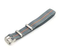 Bracelet Montre Nylon Elastic G10 double passant de sécurité confort 18mm 20mm 22mm Vert Rouge Jaune Noir Gris Orange Beige Bleu Militaire Vintage Army 007, 18mm, Chanvre, 0