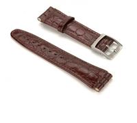 Bracelet Montre - Swatch - My-Montre - Cuir - 19 mm - Mixte - Argenté
