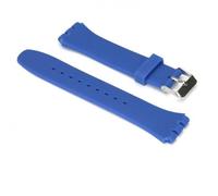 Bracelet Montre - Swatch - Silicone Bleu - 1.9 cm - Mixte - Fermoir Ardillon