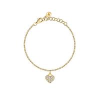 Bracelet Morellato Cœur Doré Avec Des Cristaux Blancs (SAVZ19)