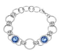 Bracelet - MORELLATO - ESSENZA SAGX09 - Argent - Plaqué Platine - Bleu