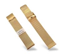 Bracelet Morellato Pour Montre Acier Doré Maille Milano Mesh Mm 18