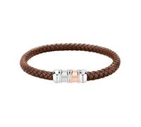 Bracelet - MORELLATO - SQH54 - Acier et cuir - Bicolore marron - Pour homme adulte