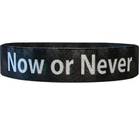 Bracelet motivant et inspirant - Bracelet extensible réversible pour affirmations positives - Encouragement Focus Motivation - We Keep You Motivated LLC, Extra-L, Sans pierre précieuse