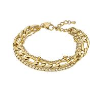 Bracelet Multi Rang Lotus Style Urban Woman Acier Doré