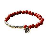 Bracelet multicolore pour femme en forme de perles de couture accessoire boucles d'oreilles pression, taille unique, Céramique, Pas de gemme