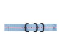 Bracelet NATO GP-R600BREECAF bleu et rose Samsung pour Gear Sport