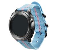 Bracelet NATO GP-R600BREECAF Samsung pour Gear Sport Bleu / Rose