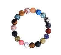 Bracelet Naturelle Naturelle Bracelet Bracelets En Naturelle Pour Femmes Hommes Du Stress Yoga Perles Bracelet Élastique Bracelet Bijoux Perlé Lune Classique Bracelet Largeur Bijoux (A, One Size)