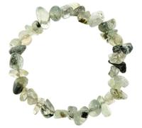 Bracelet - Naturosphère - Préhnite Épidote - 18 cm - Monture Élastique - Pierre Naturelle