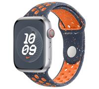 Apple Nike Sport Band Watch Series 1 á 10 / SE / Ultra (2) (44/45/46/49 mm) Taille M/L Blue Flame Bleu