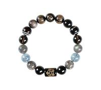 Bracelet noir for hommes et femmes, cristal multi-trésor, richesse, dieu, équilibre