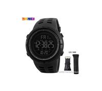 (bracelet noir noir) SKMEI 1251 Sport Militaire Numérique Montre Homme Étanche Compte à rebours Électronique