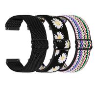 Bracelet nylon élastique 22 mm compatible Xiaomi Watch 5 Active/5 Lite/S4 Garmin Venu 4-3-2 Forerunner 2