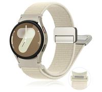 Bracelet Nylon Magnétique Un Clic pour Samsung Galaxy Watch 7 6 5 4 FE 40mm 44mm/6 Classic 47mm 43mm/5 Pro 45mm/4 Classic 46mm 42mm Homme/Femme,Bracelet Boucle Sport pour Galaxy Watch 7 FE 6 5 4