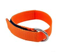 Bracelet Nylon Réglable pour Lampe pour torche Sous-Marine Bracelet | Acier 316 pour marin, résistance pour sel, anneau D pour robuste, sécurité maximale, durabilité longue durée(Orange)