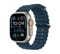 Bracelet Ocean Apple Watch 44mm / 45mm / 46mm / 49mm - Bleu / Titane - MT633ZM/A