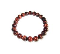 Bracelet Oeil de Taureau 20cm - Pierres boules 8mm - Sans fermoir