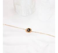 Bracelet oeil de tigre leonie or